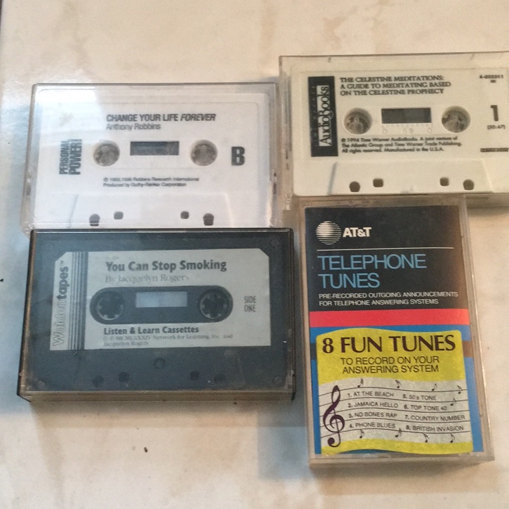 Four self-help cassettes